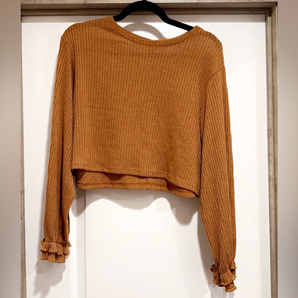 Long Sleeve Cropped Top